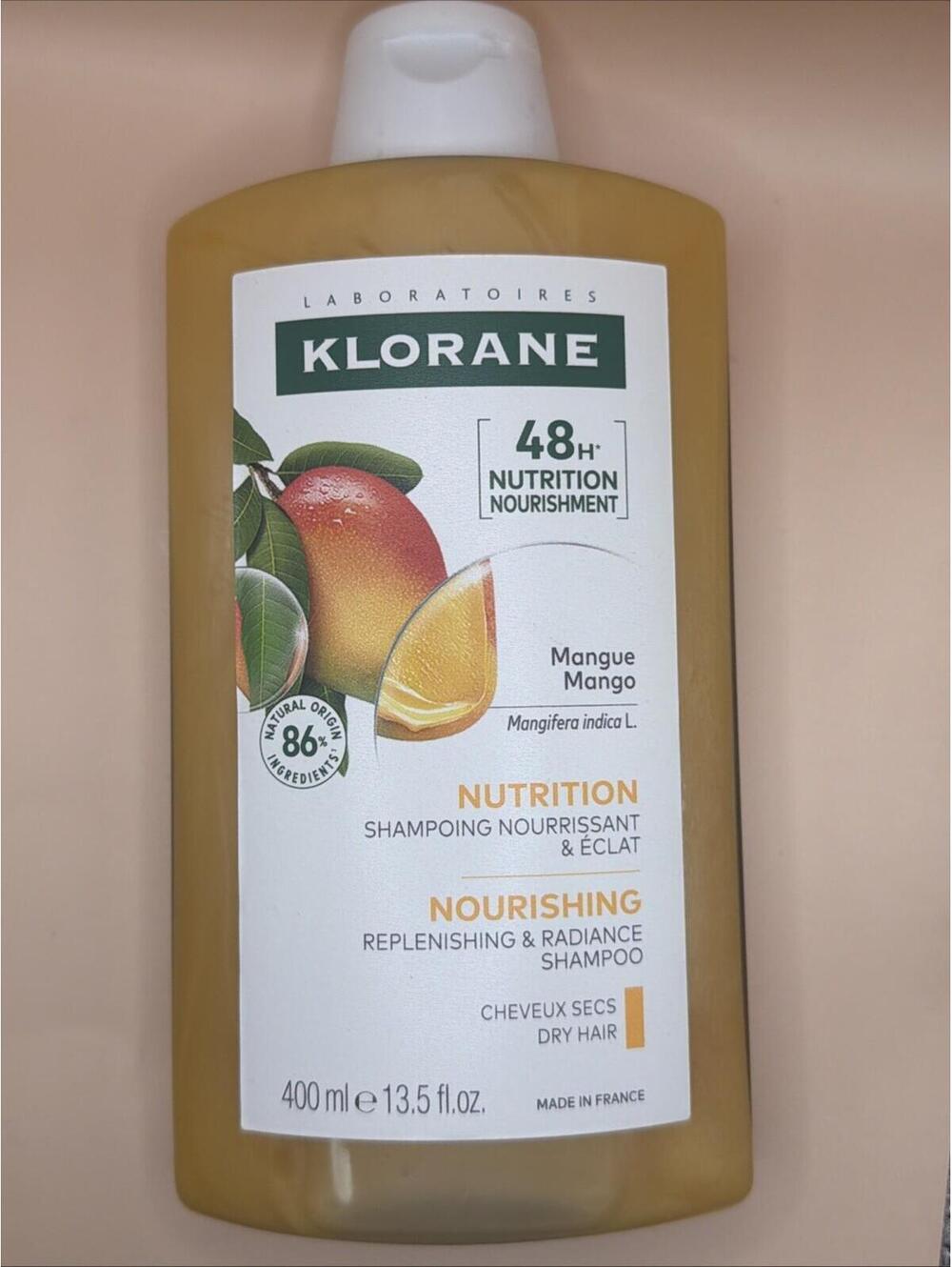KLORANE Nourishing Shampoo MANGO BUTTER 13.5 Oz Full Size NEW FAST SHIP FROM USA